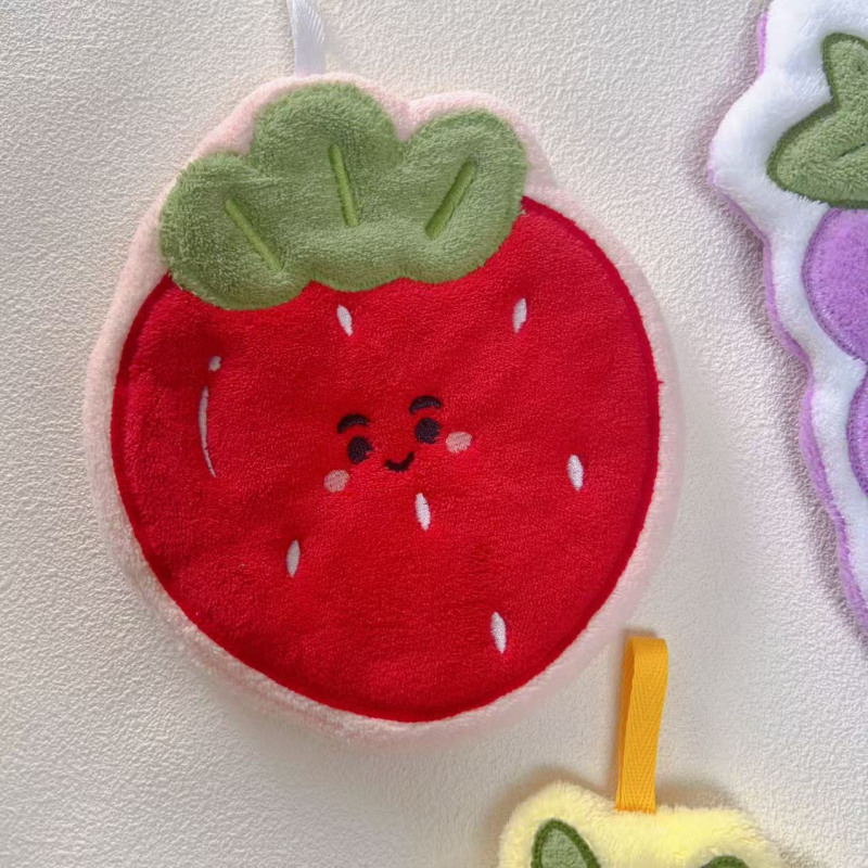 Ruční ručnik od koralnog flisa, viseći, 150D vlakna, obrub, 30–50 g