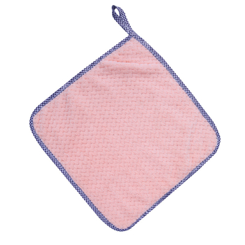 Green Bamboo mikroszálas négyzetes törölköző otthoni és autóápoláshoz, 0–5 s vízfelvétel, 240 g, egypálú fonal, szegélyezett