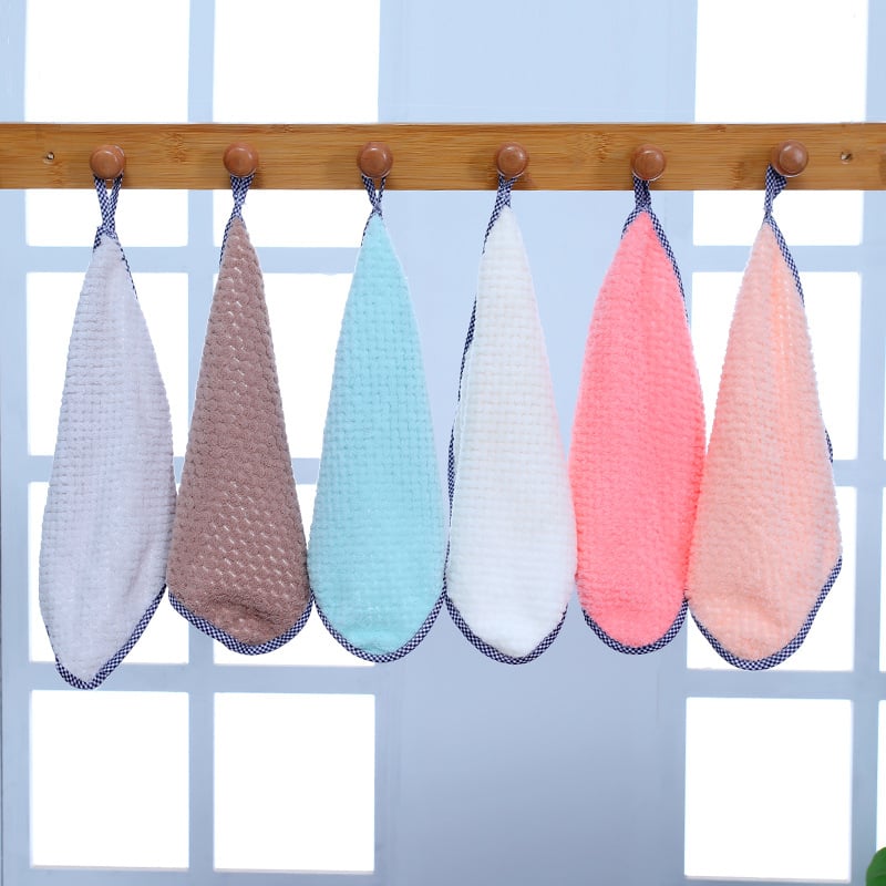 Green Bamboo mikroszálas négyzetes törölköző otthoni és autóápoláshoz, 0–5 s vízfelvétel, 240 g, egypálú fonal, szegélyezett