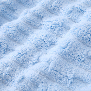 3-kom paket Coral fleece ručnici — upijajuće, brzo se suše, debeli, s rubom, za lice i struk (150D)