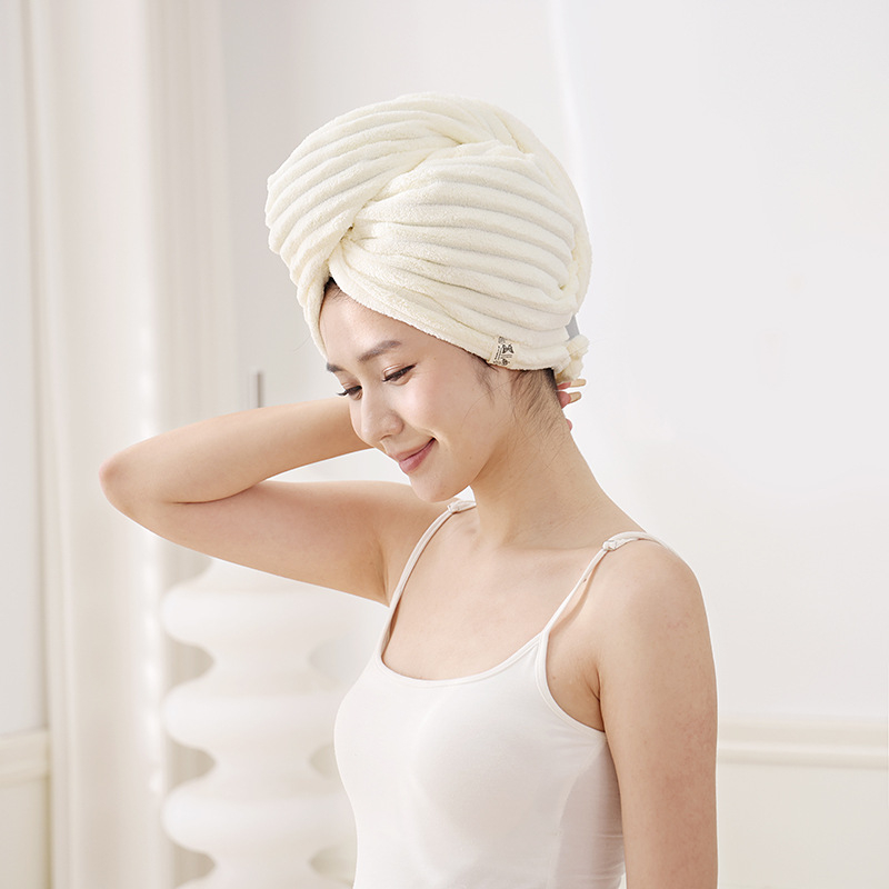 Francuski stil suha kapica za kosu, koralni flis, 100-119 g, Ming mu