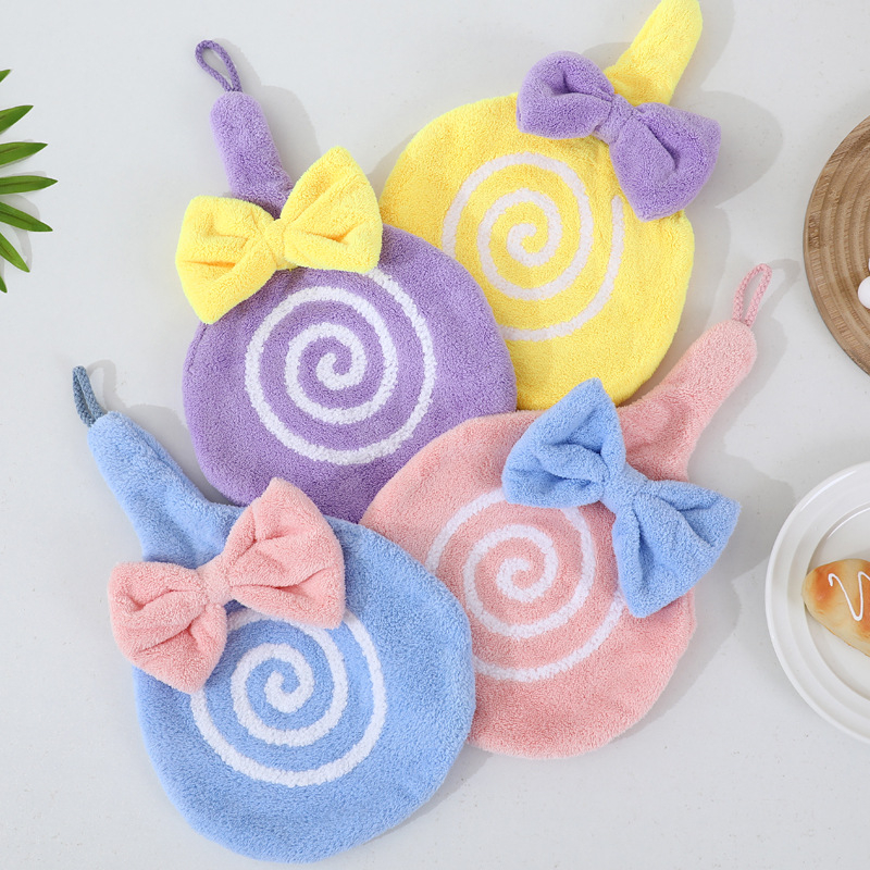 Dječji ručnik od koralnog velura za lice, izvezen, prilagodljiv (Materijal: koralni velur; Težina: <50 g; Proces: vez)