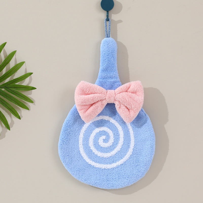 Dječji ručnik od koralnog velura za lice, izvezen, prilagodljiv (Materijal: koralni velur; Težina: <50 g; Proces: vez)