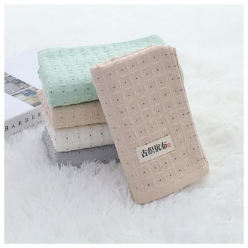 Dječji i bebi ručnik od pamuka s honeycomb kvadratnim uzorkom, 99% pamuk, combed yarn, 45 g, obrub