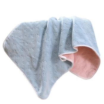 Koralni fleece ručnik za lice, 150D, obrubljen na rubu, 120–140 g