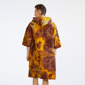 Plažni ručnik s kapuljom — fino vlakno, više od 500 g, poliestersko vlakno, jednostruko pređeno, jednostavna tkanina