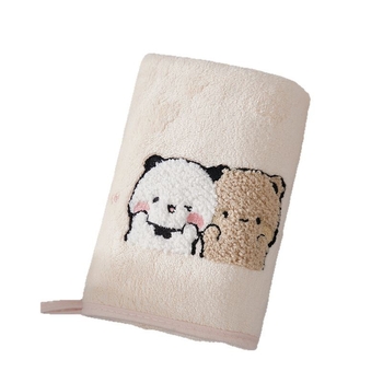 Panda set ručnika od coral fleece s kapom za sušenje kose – 3 dijela
