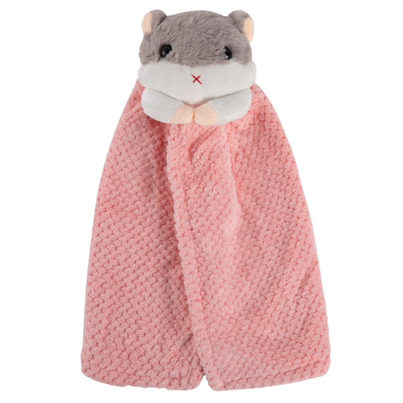 Hamster kreativni ručnik za ruke – viseći kuhinjski ručnik, mikrovlakno 150D, ravno tkivo, 80–100 g, prilagodljiv, Celebration Textile
