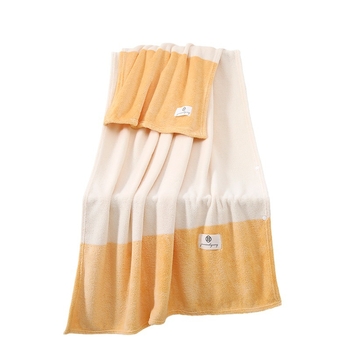 Set ručnika za kupanje od koralnog pliša s debelim rubom, 400–500 g, 150D, šivanje i široka obrada