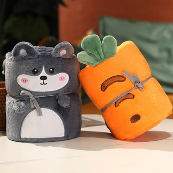 Koralno flis deka s crtanim motivom, flanelni materijal, prilagodba dostupna, pogodno za sve sezone