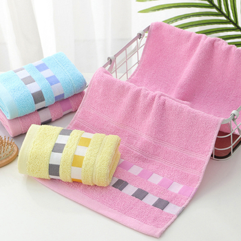 Prosop de față din bumbac cu logo imprimat — jacquard/țesătură simplă, 100–120 g, personalizare disponibilă