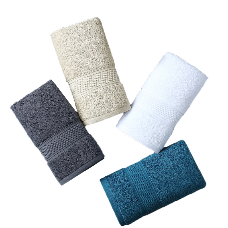 Set ručnika za hotel i lice s izšivenim logom, 100% pamuk, 170-200 g, niti 32