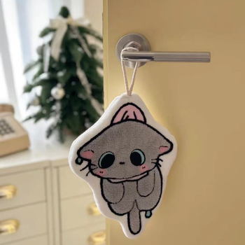 Ručnik za ruke - Koralni velur, zgušnjeni i super upijajući; vez, 150D niti, prilagodljivo