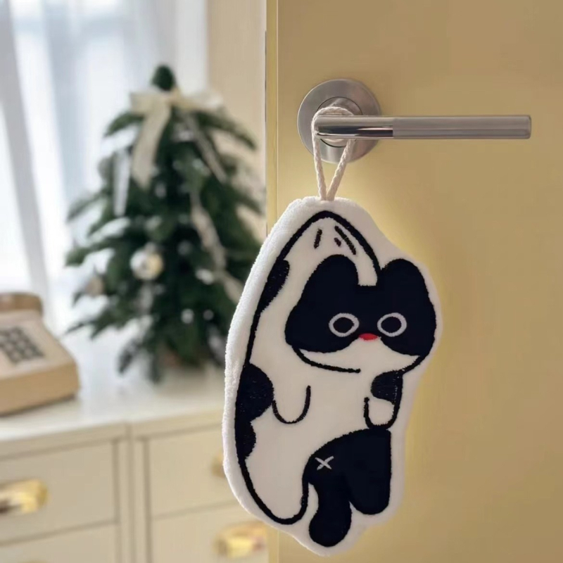 Ručnik za ruke - Koralni velur, zgušnjeni i super upijajući; vez, 150D niti, prilagodljivo