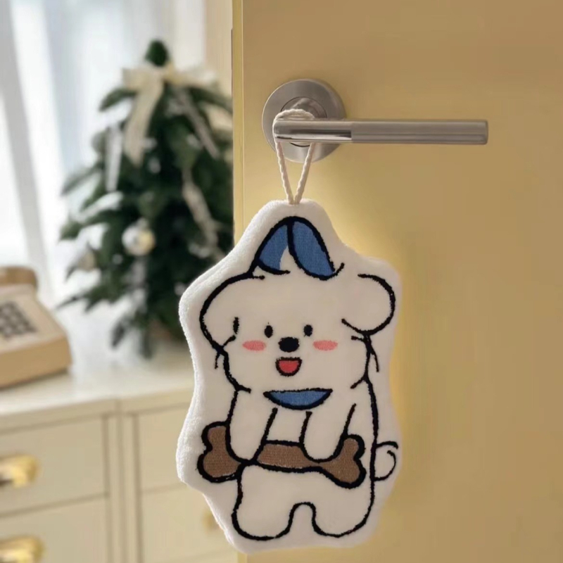 Ručnik za ruke - Koralni velur, zgušnjeni i super upijajući; vez, 150D niti, prilagodljivo