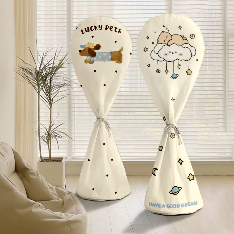 Прахозащитно покривало за вентилатор - полиестер, Qiao Man, карикатурен стил, универсално покривало