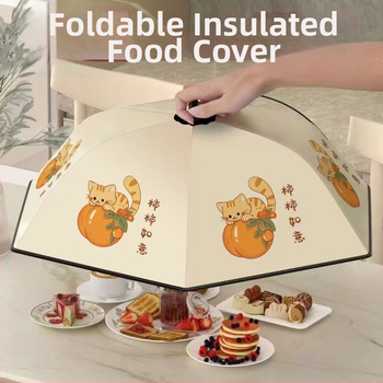 Αναδιπλούμενο καπάκι φαγητού, πλαστικό, μοντέρνο μινιμαλιστικό στυλ, μόνωση και προστασία από τη σκόνη, αποθήκευση υπολειμμάτων