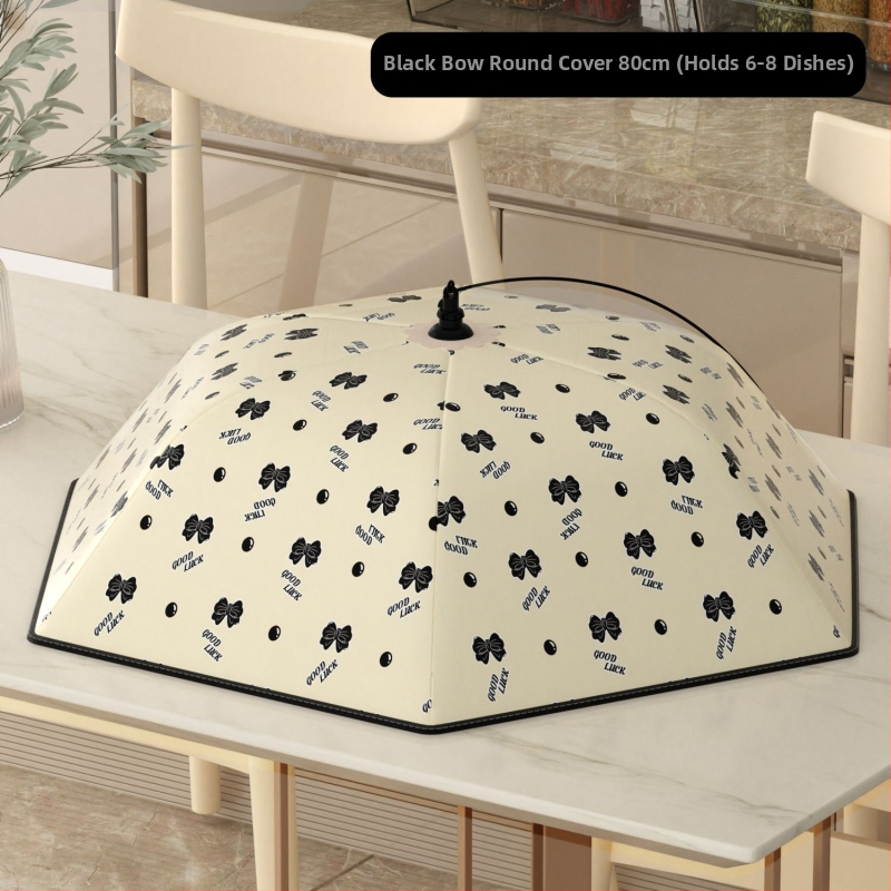 Sulankstomas maisto dangtelis, iš plastiko, šiuolaikiškas minimalistinis stilius, izoliacija ir dulkių atsparumas, likučių saugojimui