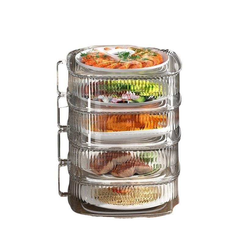 Изолирана покривка за храна, прозрачна, за остатъци от храна, многофункционална, многослойна за маса