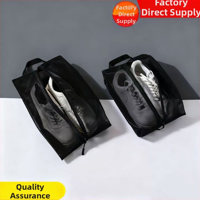 Мрежеста чанта за обувки за дома и пътуване – преносима, прахоустойчива