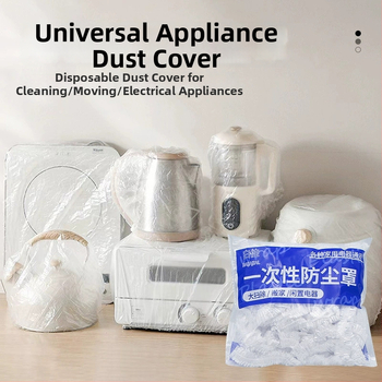 Vienreizējās lietošanas putekļu aizsargs vāciņš mājsaimniecības ierīcēm – elastīgs caurspīdīgs PE plēves vāciņš rīsu vārīšanai un mikroviļņu krāsnij