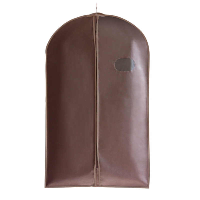 Нетъкана прахозащита за дрехи с прозорец, японски стил, за костюми и връхни облекла, печат: термо трансфер, ситопечат и машинен печат