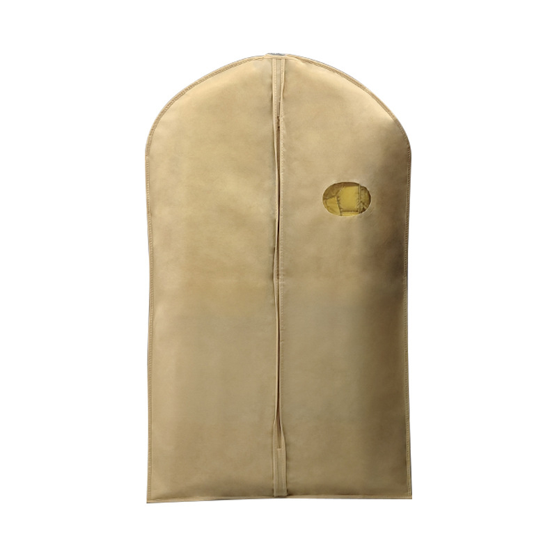 Нетъкана прахозащита за дрехи с прозорец, японски стил, за костюми и връхни облекла, печат: термо трансфер, ситопечат и машинен печат