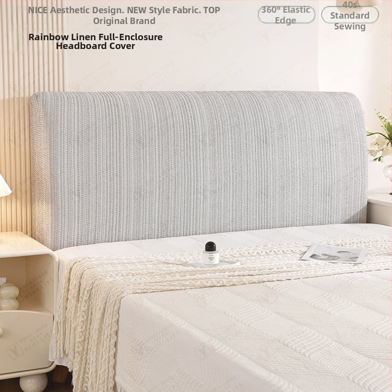 Калъф за таблата на спалнята с леноподобна текстура, за всички сезони, анти-слип, стил: нов китайски стил, материал: полиестер