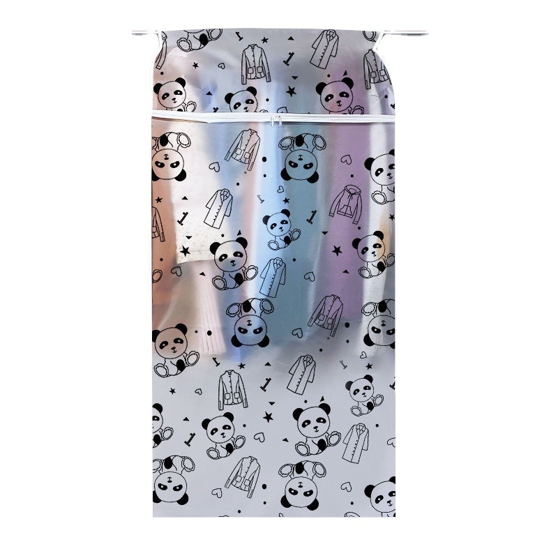 Πλαστικό κάλυμμα σκόνης ρούχων με κλειστό σχέδιο κρεμασματος για ταξιδιωτική αποθήκευση (Υλικό: πλαστικό; Λειτουργία: προστασία από σκόνη; Στυλ: απλό και ατμοσφαιρικό κινέζικου μοτίβου)