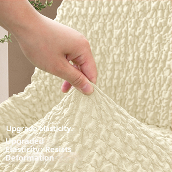 Szék huzat karokkal, vastag poliészter anyag, macskák elleni karcolások, lélegző és kopásálló, modern minimalista stílus