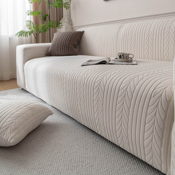 Elastična navlaka za kauč, univerzalna za sve sezone, jacquard velur, zaštita od prašine