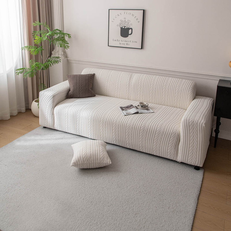 Elastična navlaka za kauč, univerzalna za sve sezone, jacquard velur, zaštita od prašine