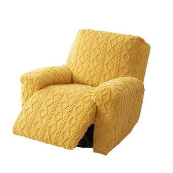 Dvostruka jacquard navlaka za sofu od mekanog baršuna, visoka elastičnost, potpuno pokriće, za plus veličine jednosednu sofu, navlaka za masažno fotelje.
