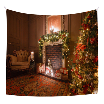 Гобелен Коледна серия, 100% полиестер, машинно тъкане, правоъгълен, модерна простота