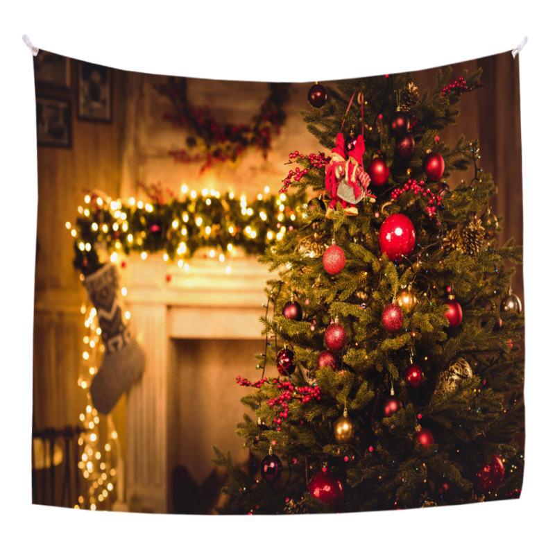Гобелен Коледна серия, 100% полиестер, машинно тъкане, правоъгълен, модерна простота