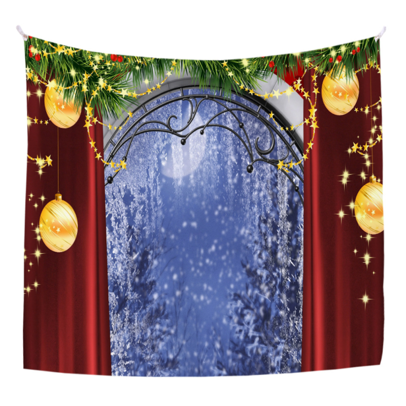 Гобелен Коледна серия, 100% полиестер, машинно тъкане, правоъгълен, модерна простота