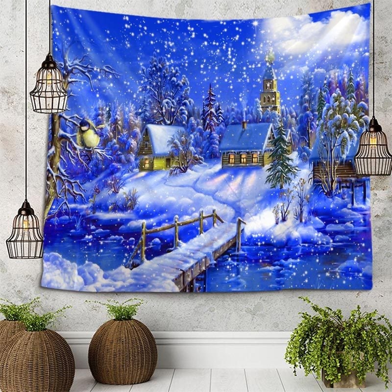 Гобелен: 100% полиестер; Машинно тъкане; Правоъгълен формат; Весела шарка; Възможност за персонализация