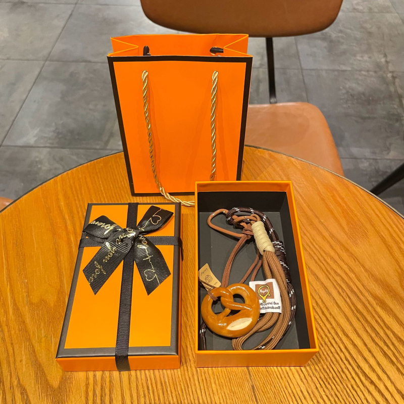 Maillard témájú kenyér kulcstartó, koreai stílus, anyag liszt, egyenként csomagolva