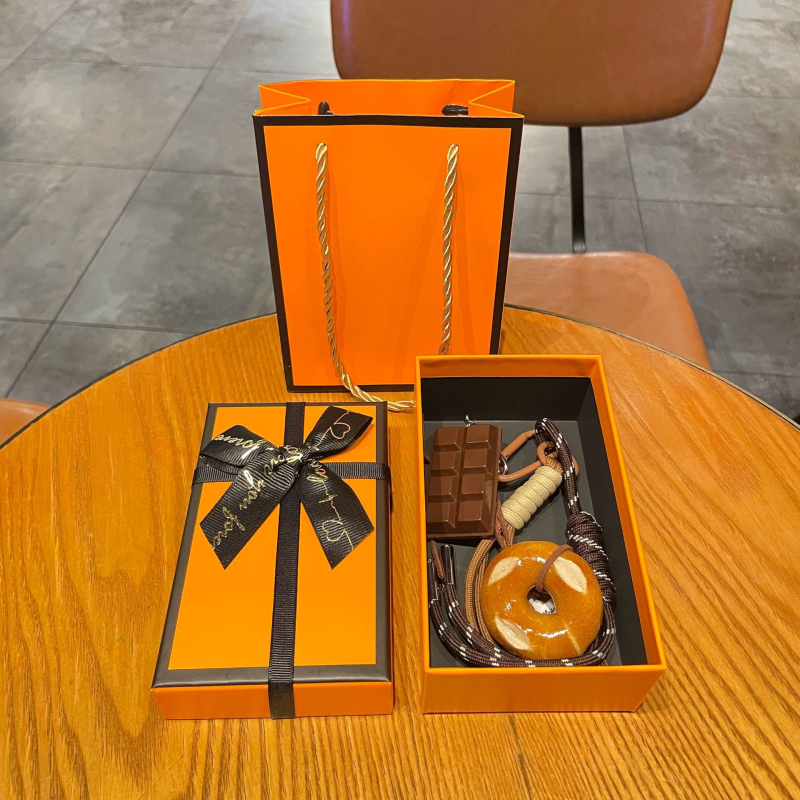 Maillard témájú kenyér kulcstartó, koreai stílus, anyag liszt, egyenként csomagolva