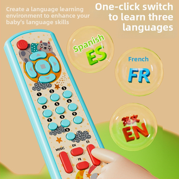 Interaktiivne varajase õppe mäng: jutustamismasin beebidele muusika ja emotsionaalse interaktsiooniga | Plastikust, töötab patareidega, mõõtmed 17×5,5×3 cm, sobib 0–3-aastastele