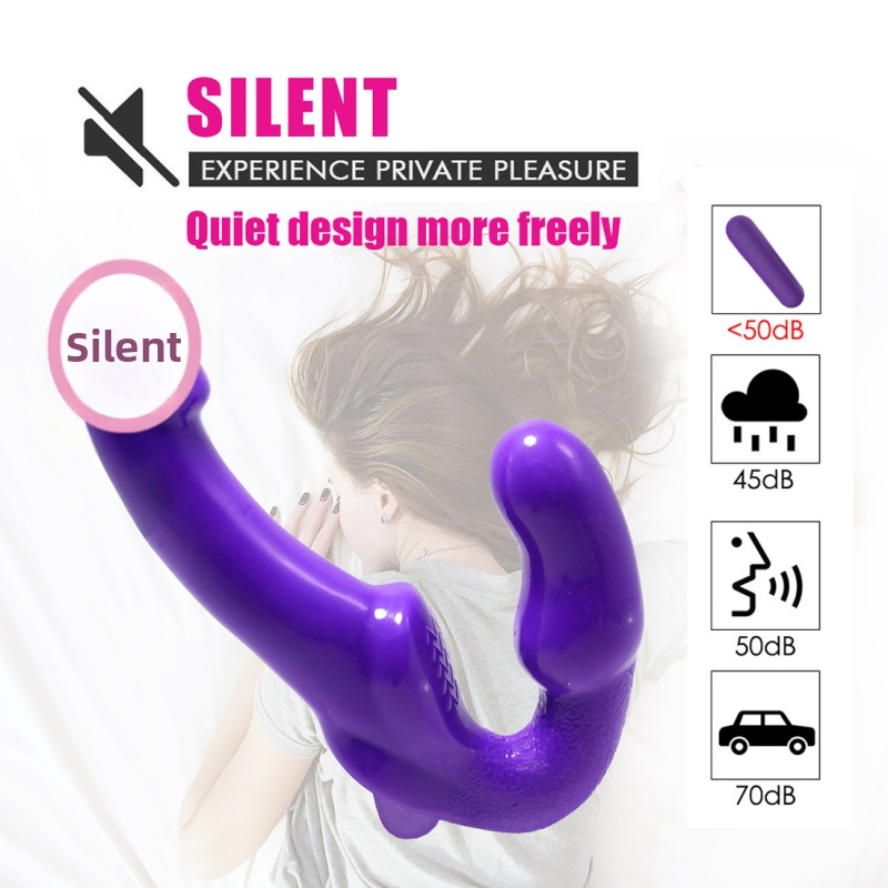 Orissi USB uzlādes bezvadu tālvadības masāžas nūjiņa pieaugušajiem — 10 vibrācijas režīmi, materiāls TPE, piestiprināšana priekšā un aizmugurē