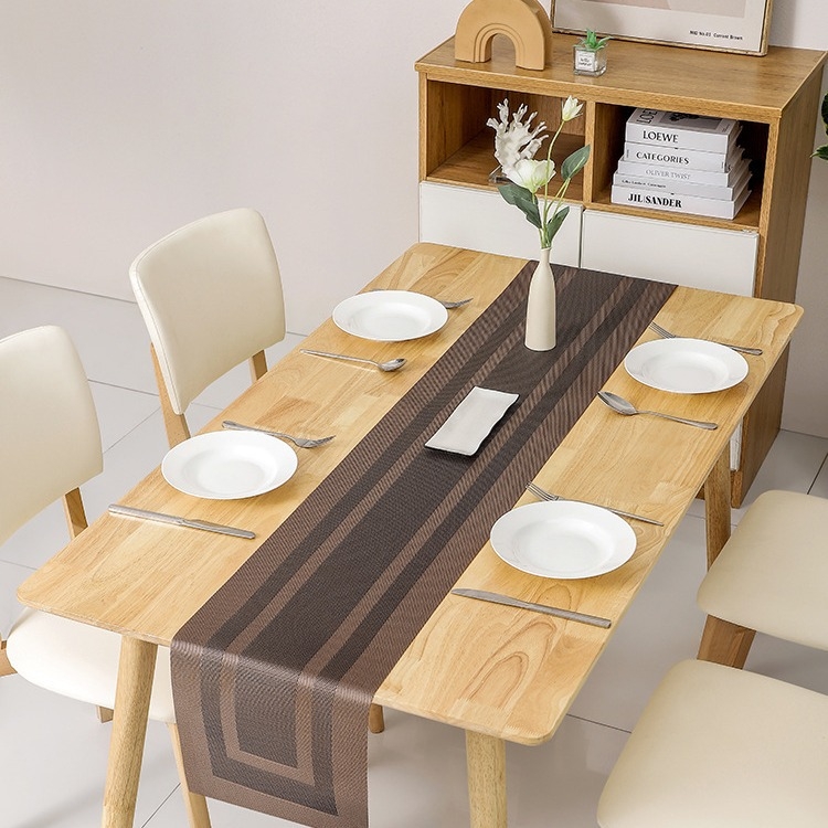 Προσαρμοζόμενο σετ PVC τραπεζομάντηλων | 70% PVC + 30% PET | Σύγχρονο μινιμαλιστικό στυλ | Για εστιατόριο