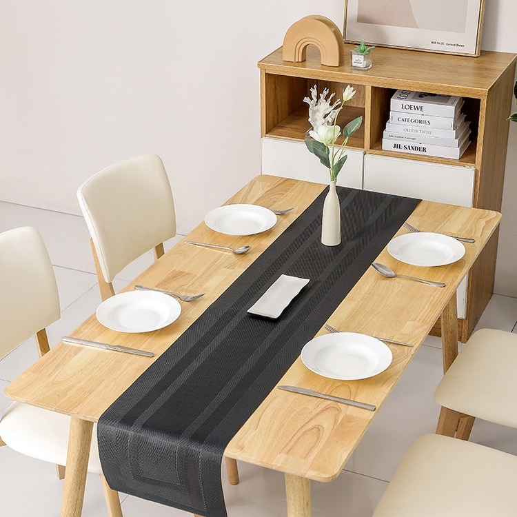 Προσαρμοζόμενο σετ PVC τραπεζομάντηλων | 70% PVC + 30% PET | Σύγχρονο μινιμαλιστικό στυλ | Για εστιατόριο