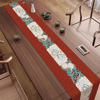 Τραπεζοδιάδρομος σε στυλ Ντουχουάνγκ με ευοίωνο θηρίο, 100% πολυεστέρας, Νέο κινέζικο στυλ