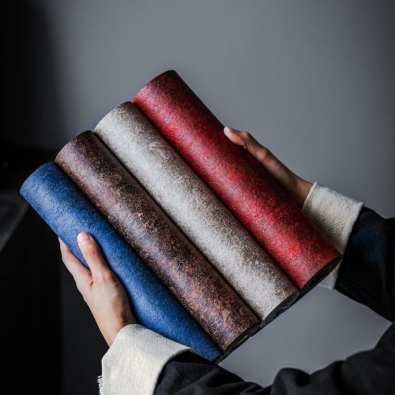 Runner τραπεζιού για τσάι, Νέος Κινέζικος Στυλ, Μονόχρωμο Μοτίβο, 80% βισκόζη, 20% πολυεστέρας