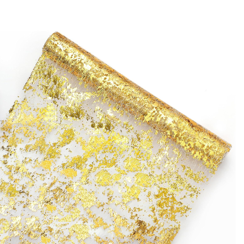 Πολυεστερικό σημαδάκι τραπεζιού με φινίρισμα φολίου, ελαφρύς πολυτελής στυλ, παραμετροποιήσιμο φόντο διακόσμησης γάμου