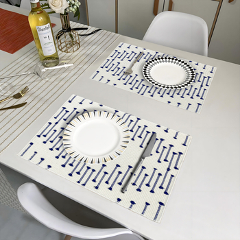 Διάδρομος τραπεζιού με φούντες — πολυεστέρας-βαμβάκι, ριγέ σχέδιο, μοντέρνο μινιμαλιστικό στυλ, μάρκα Youchuang, δυνατότητα προσαρμογής