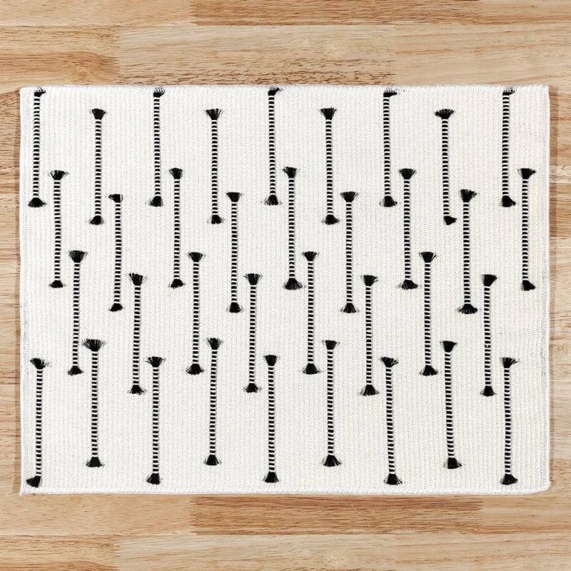 Διάδρομος τραπεζιού με φούντες — πολυεστέρας-βαμβάκι, ριγέ σχέδιο, μοντέρνο μινιμαλιστικό στυλ, μάρκα Youchuang, δυνατότητα προσαρμογής