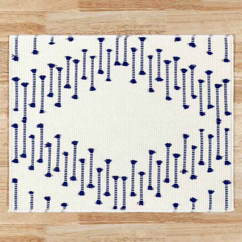 Διάδρομος τραπεζιού με φούντες — πολυεστέρας-βαμβάκι, ριγέ σχέδιο, μοντέρνο μινιμαλιστικό στυλ, μάρκα Youchuang, δυνατότητα προσαρμογής