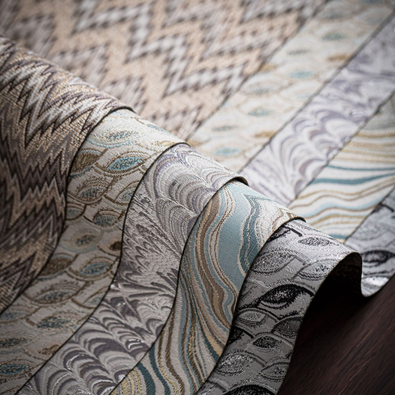 Διπλής όψεως χαλάκι τσαγιού Nishijin – πολυεστερική ίνα, μοτίβο κινέζικου ανέμου, ελαφρύς πολυτελής στυλ, προσαρμοζόμενος αξεσουάρ τελετής τσαγιού